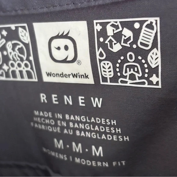 Wonderwink renew gray hospital utility Jumpsuit with Drawstring Waist M - Picture 15 of 16